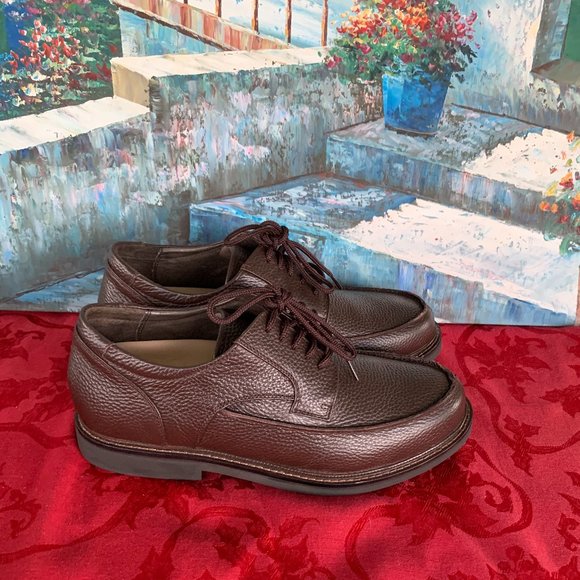 NEW! Apex Lexington LT910M Oxfords Brown Leather Men\'s 11 X-Wide main image 13